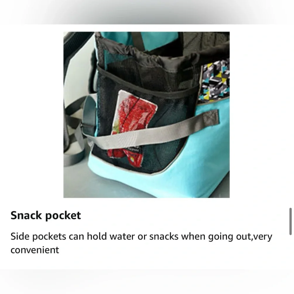 NWOT Hello Mow & Wow by Cinf Small Pet Adjustable Carrier Backpack
